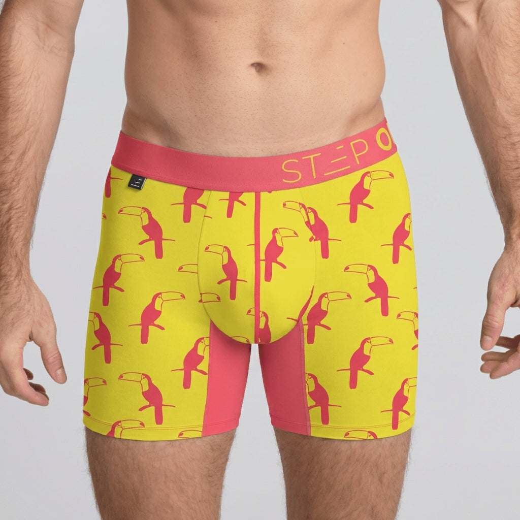 Boxer Brief - Toucans - Bamboo Underwear