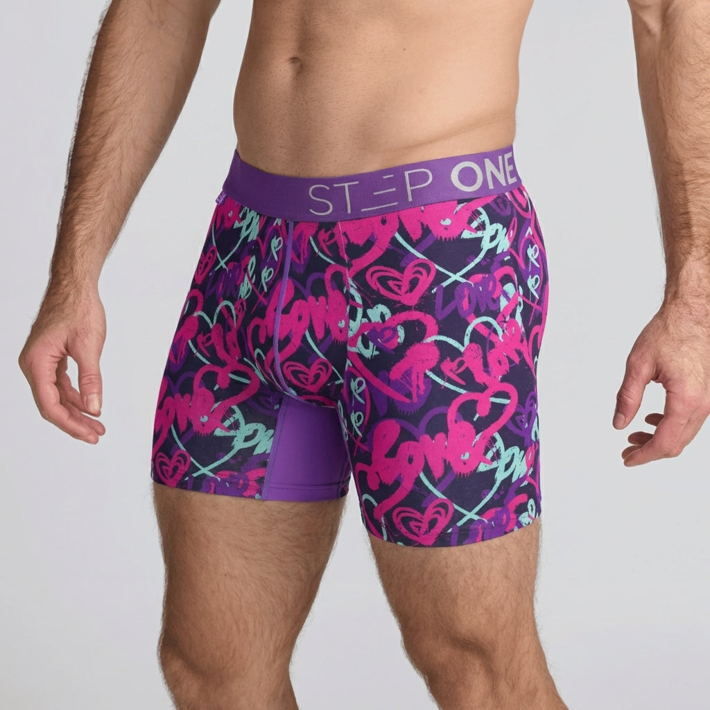 Boxer Brief - Love Covers - Bamboo Underwear