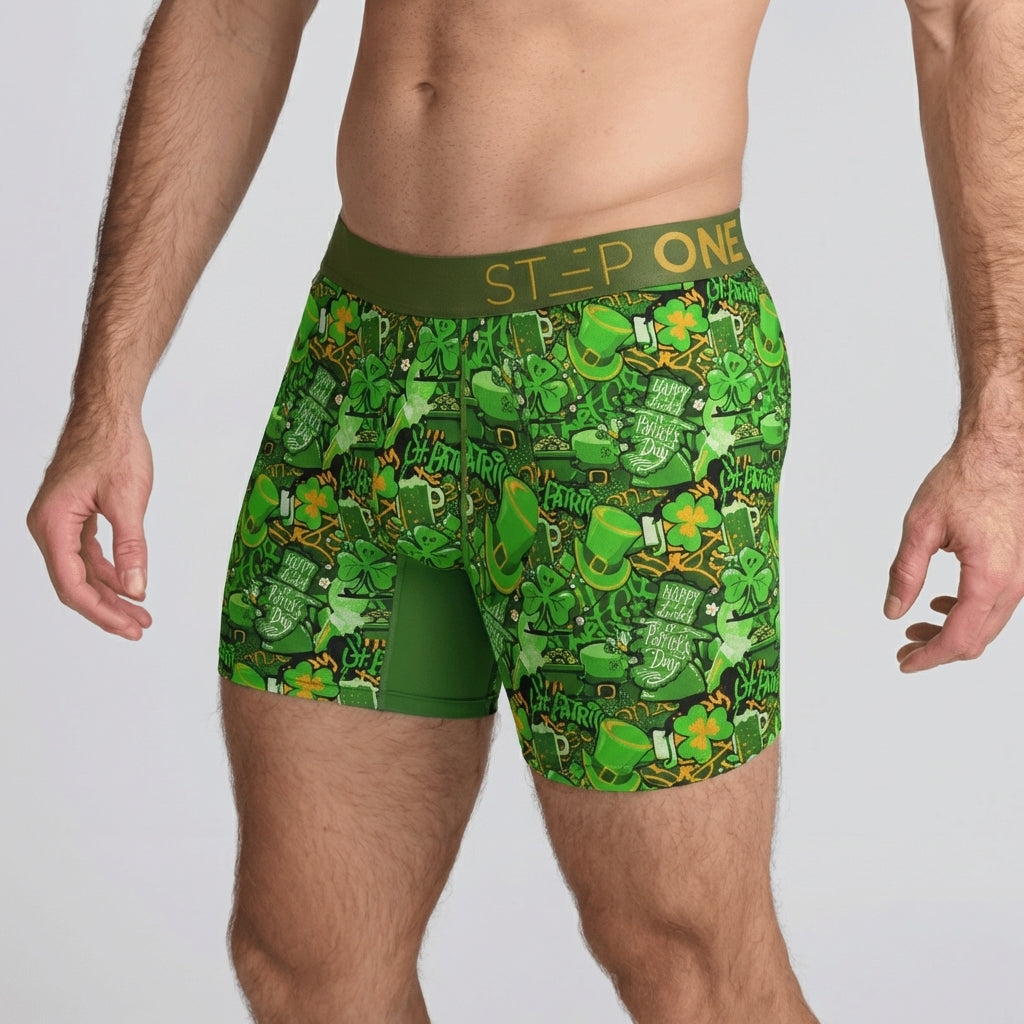 Boxer Brief - Feelin' Lucky - Bamboo Underwear