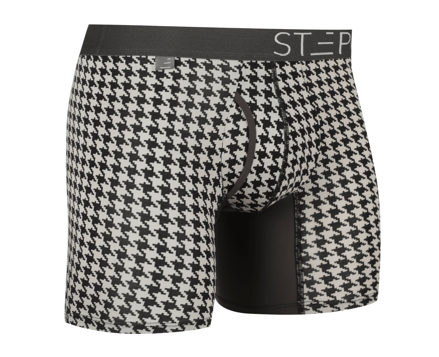 Boxer Brief Fly - Houndstooth