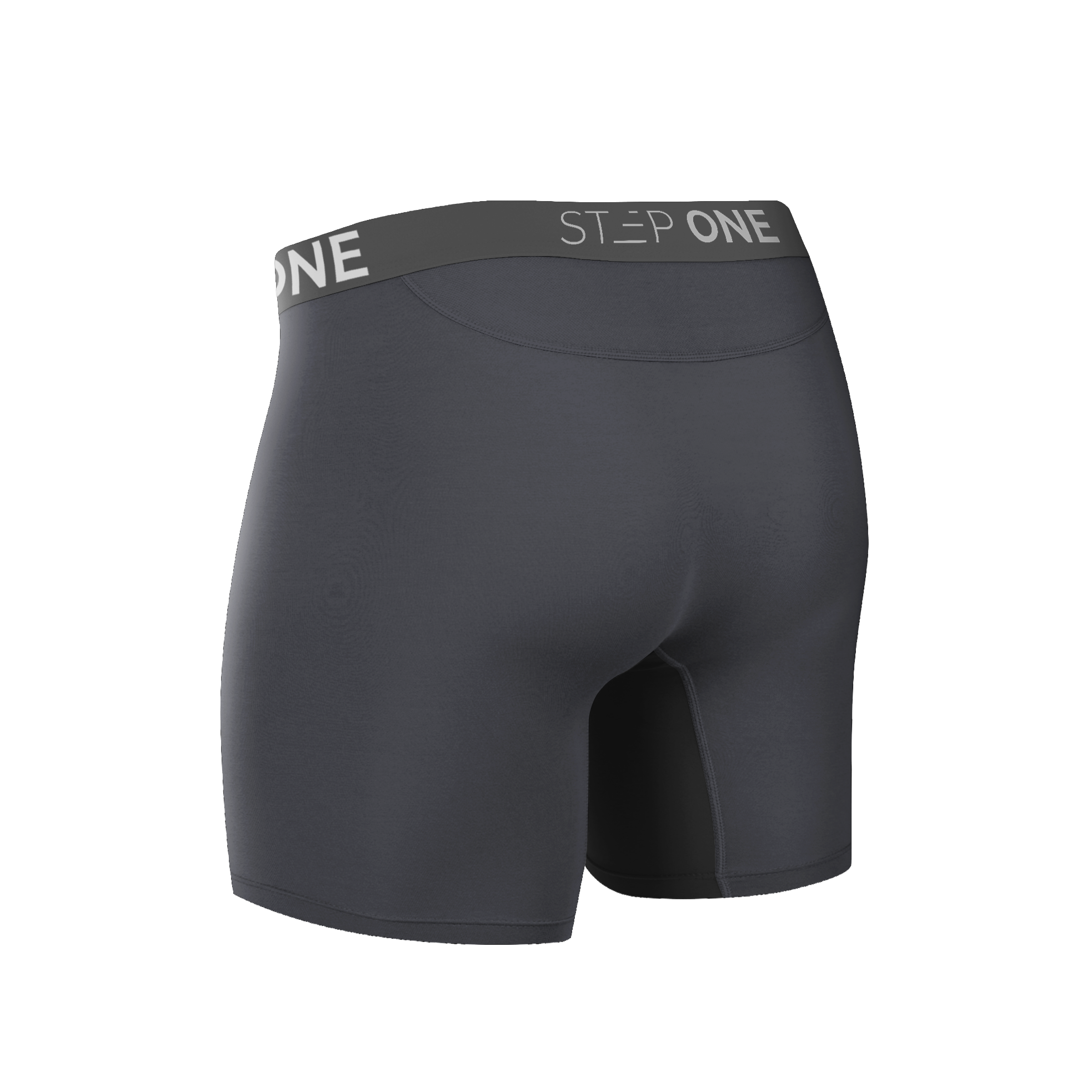 STEP ONE Mens Underwear Boxers 3-Pack - Moisture-Wicking, 3D Pouch